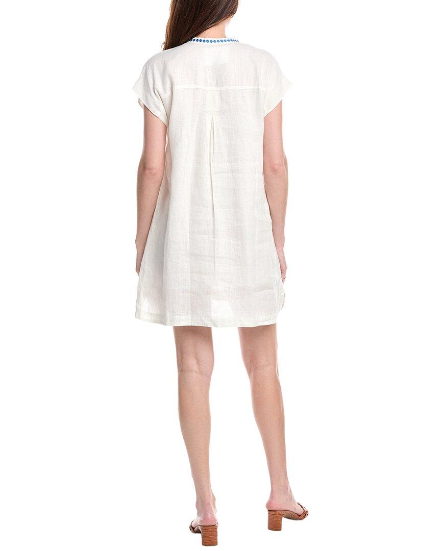 Johnny Was Mishti Linen Slip Dress in Brown | Lyst