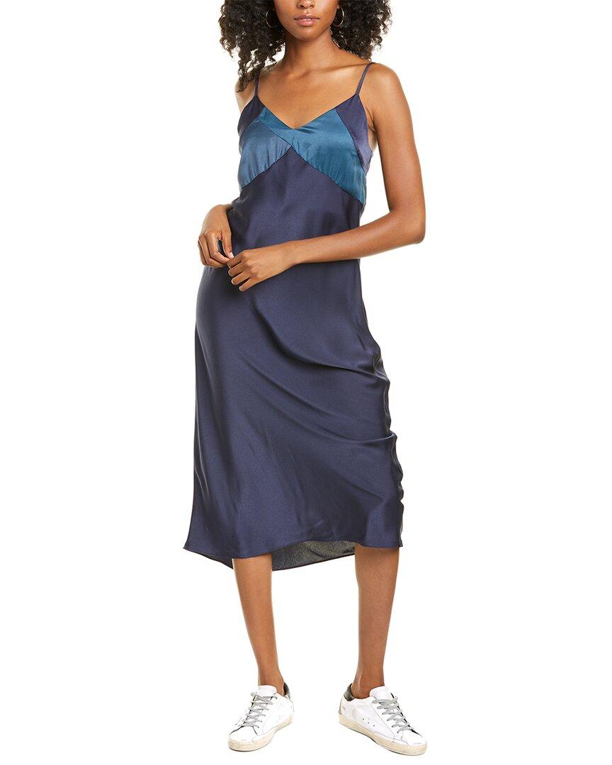 Ba\u0026sh Colorblock Midi Dress in Black | Lyst