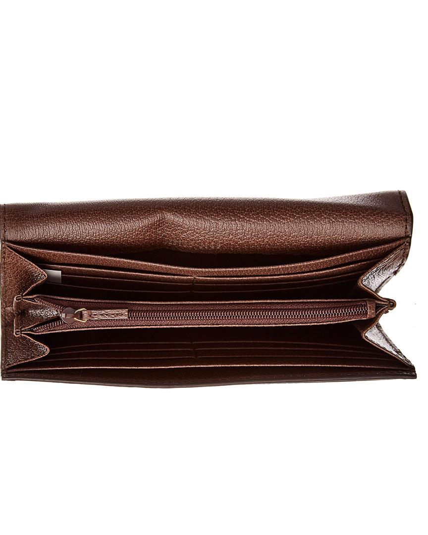 gucci ophidia gg supreme canvas flap wallet on chain