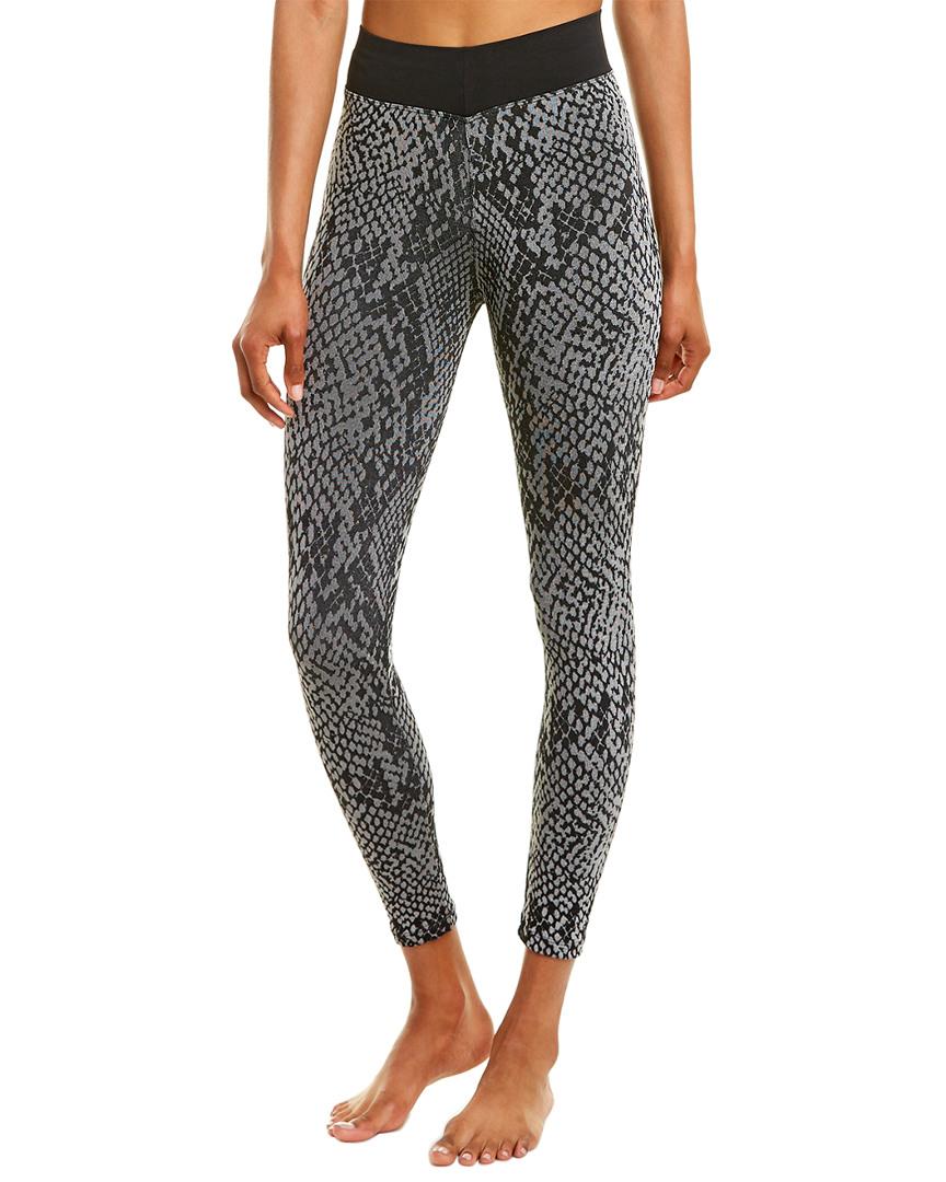 silver capri leggings