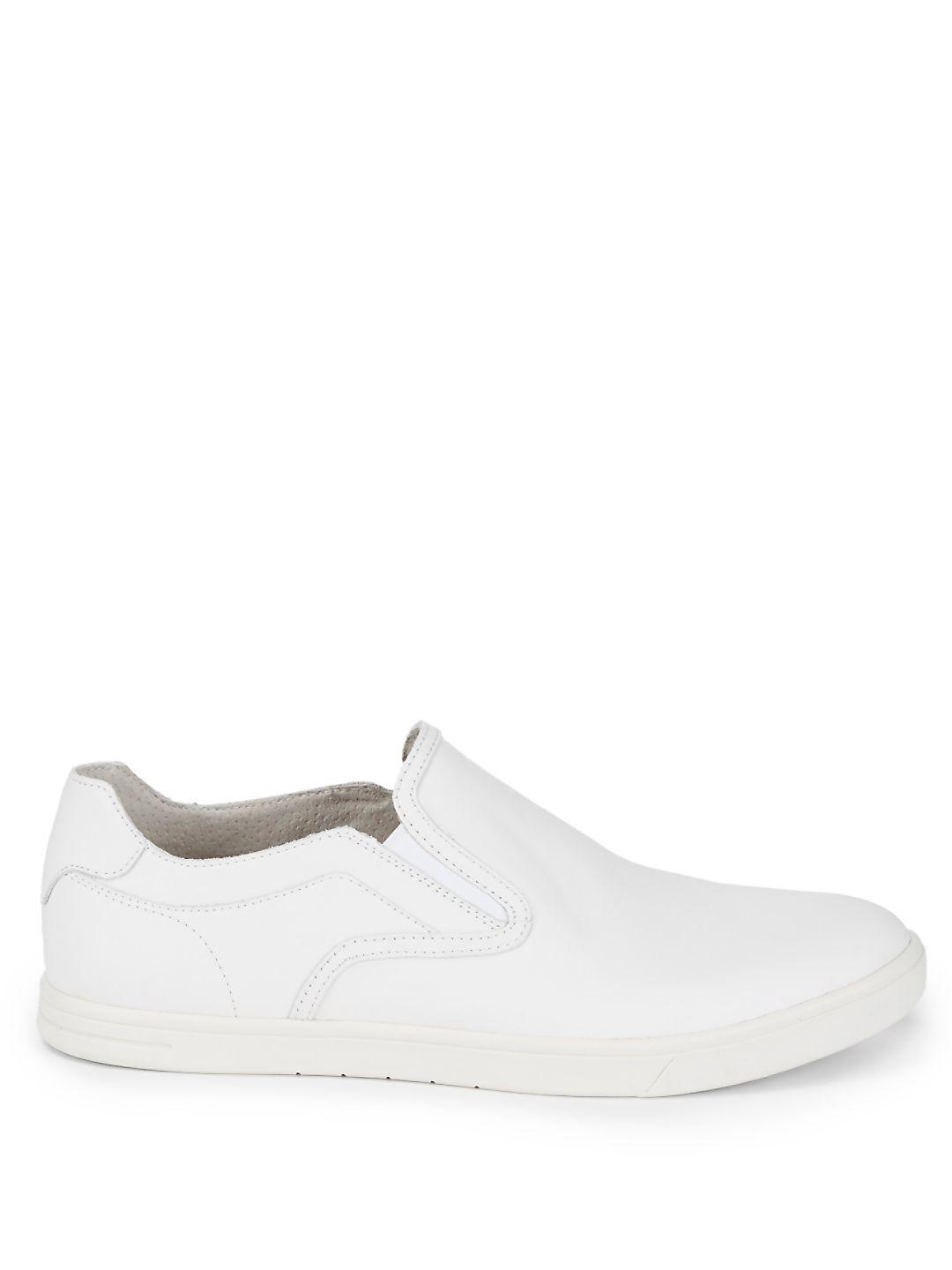 ugg leather elastic sneakers