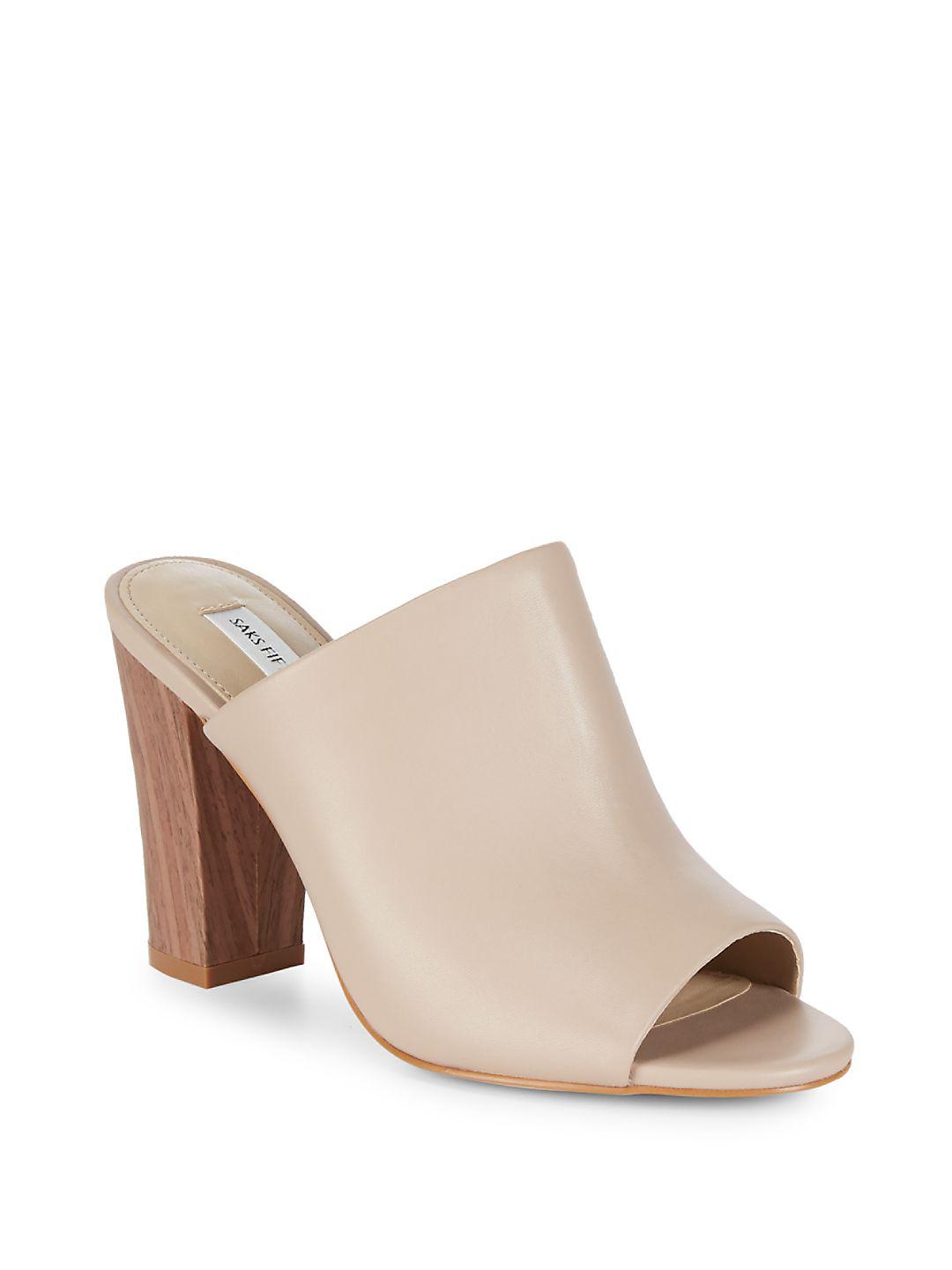 Saks Fifth Avenue Mules Factory Sale 