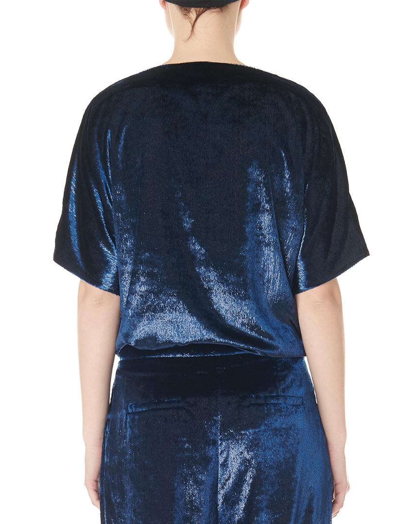 tibi velvet top