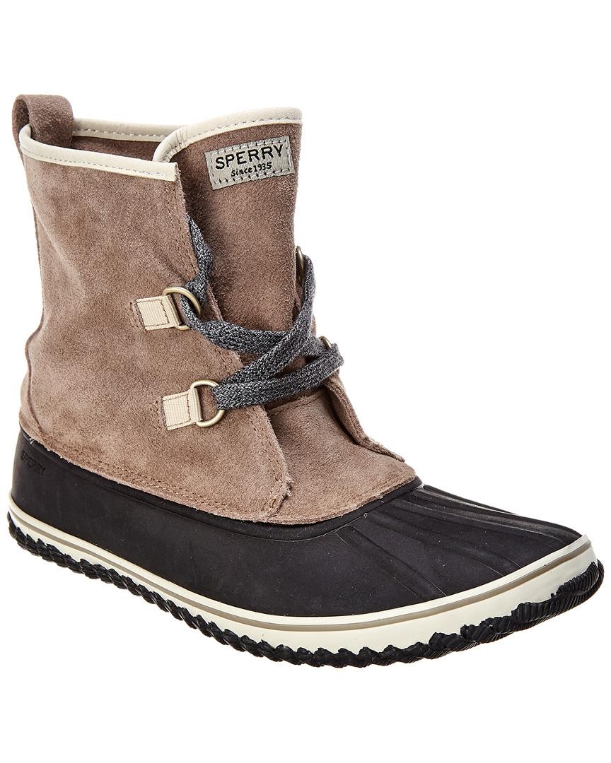 sperry suede boots