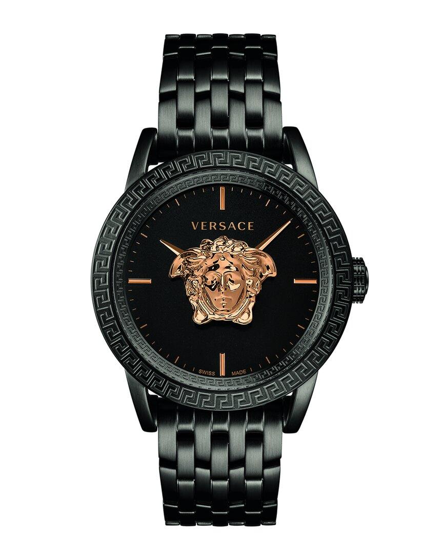 Versace Palazzo Empire Watch in Black for Men | Lyst