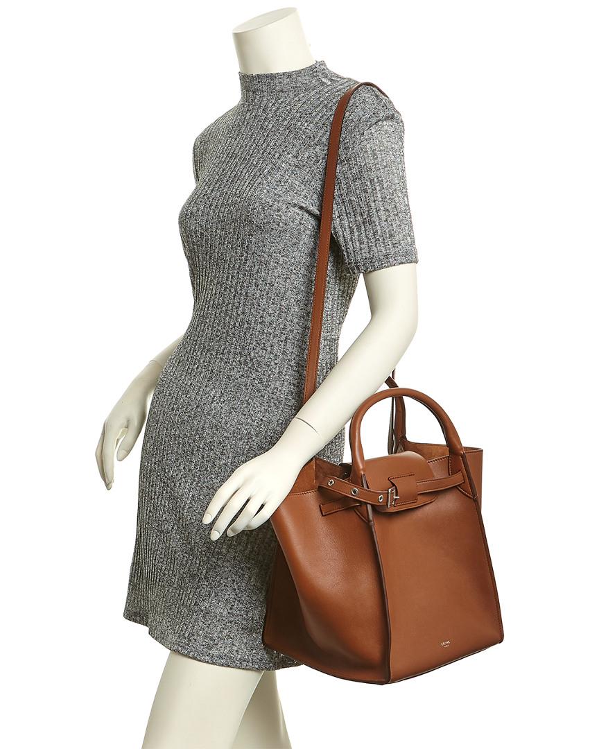 celine small big bolsa tan