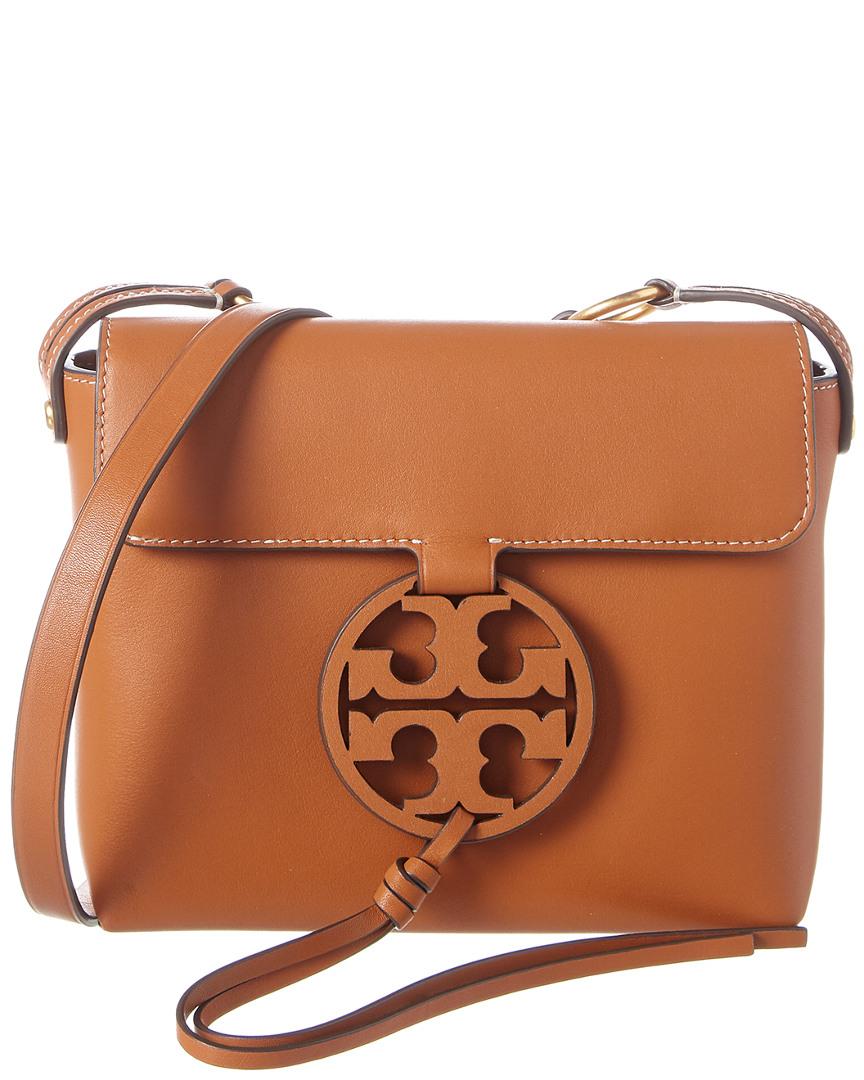 Tory Burch Miller Leather Crossbody Bag in Brown - Save 22% - Lyst