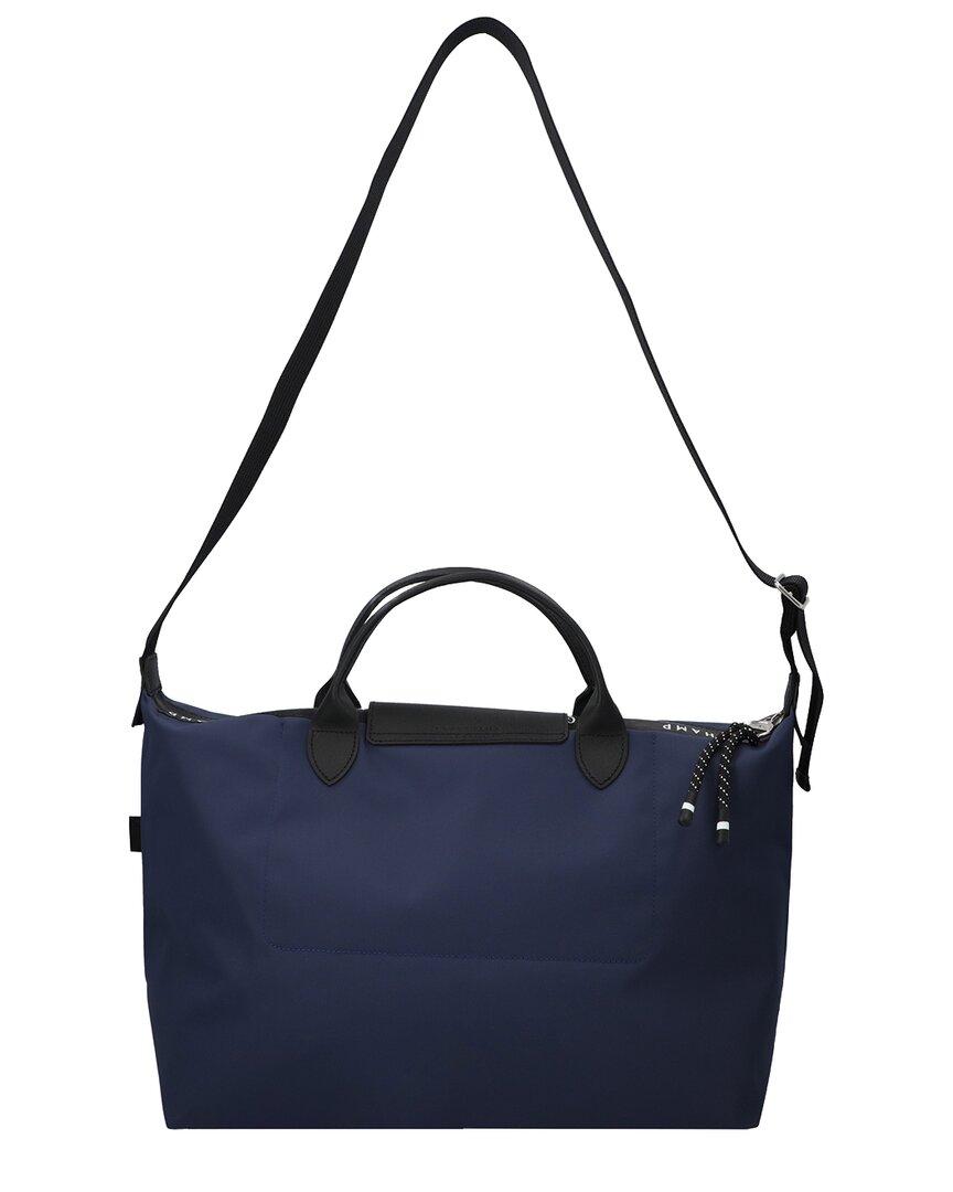 Longchamp Large Le Pliage Recycled Canvas Travel Bag in Grenadine