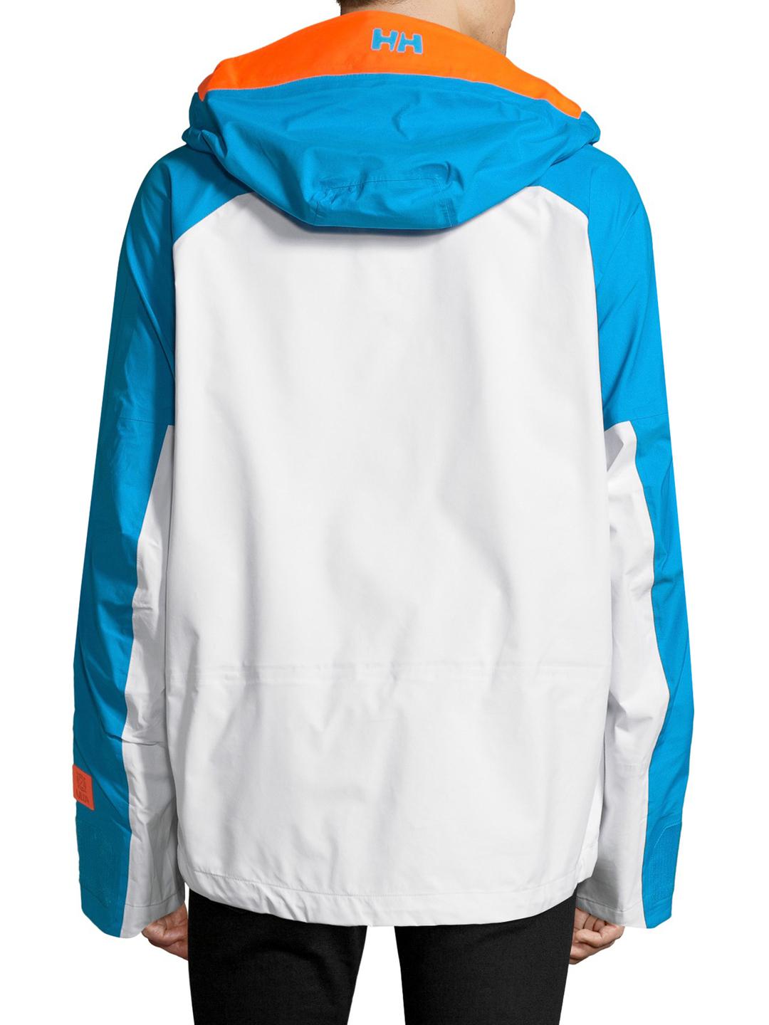 helly hansen blue and white jacket