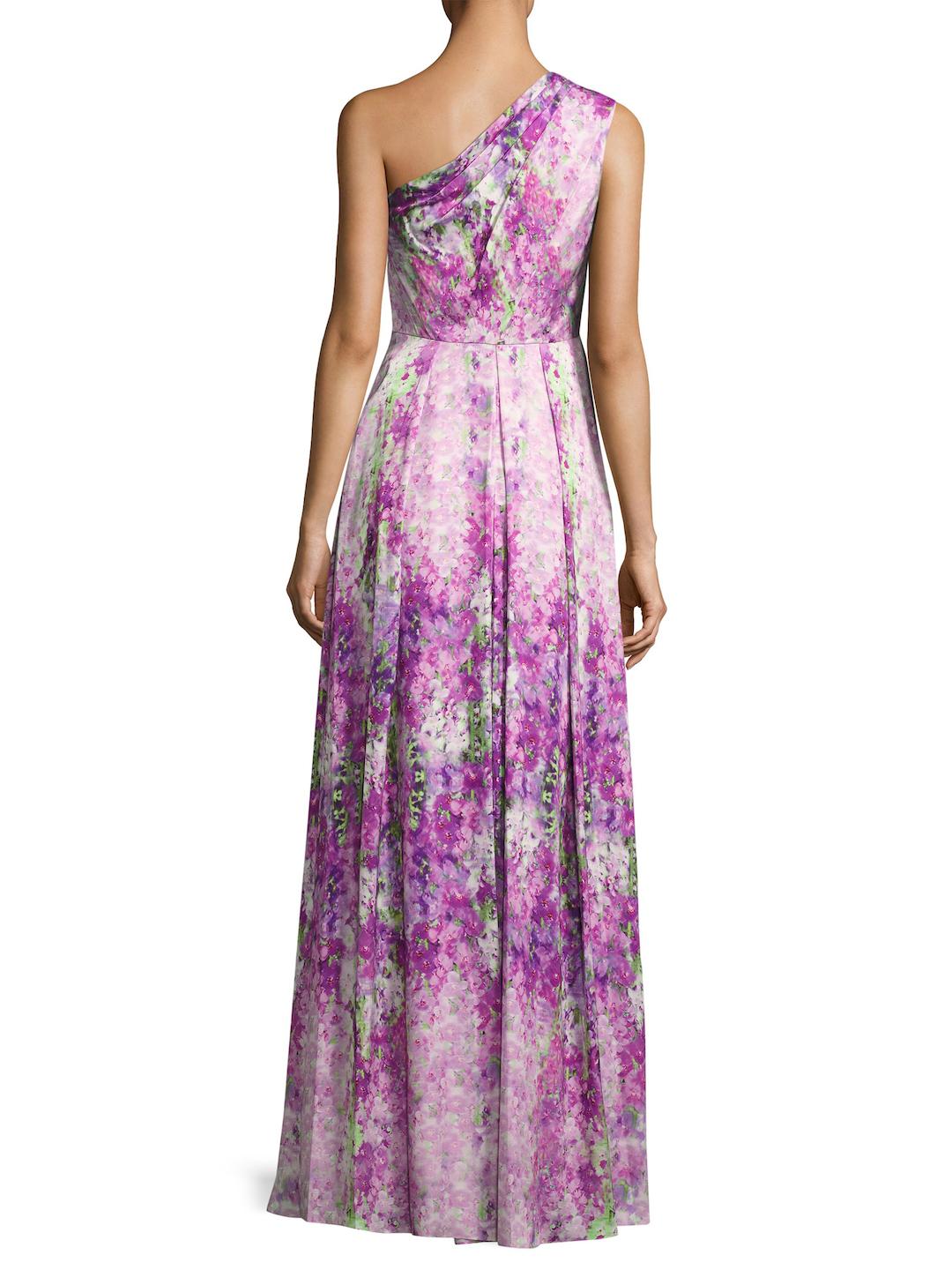 badgley mischka purple dress