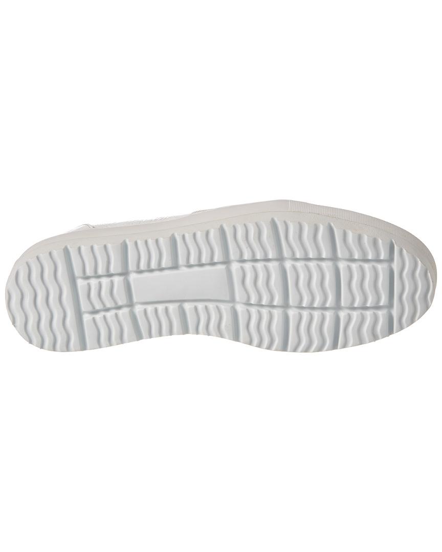 jil sander leather platform sneakers