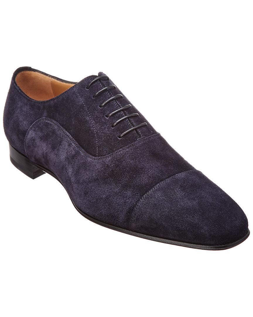 christian louboutin blue suede shoes