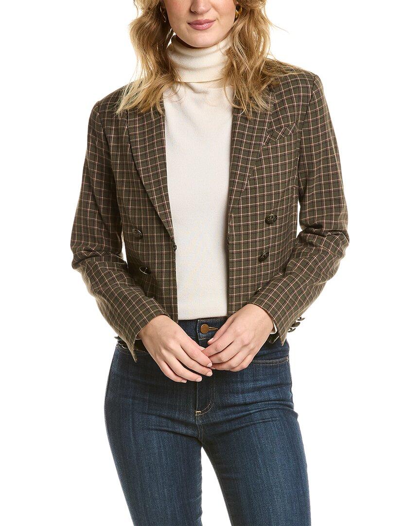 Vince cropped lapel clearance jacket