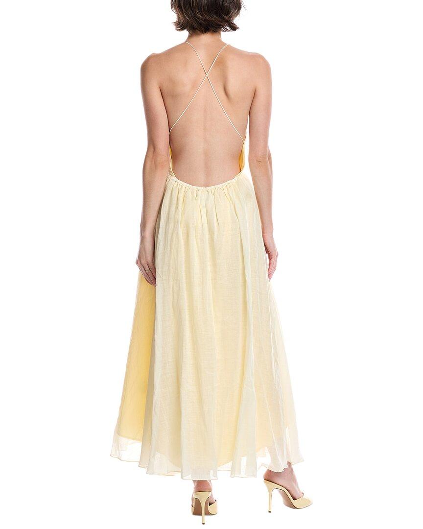 Bardot Arletha Halter Maxi Dress in Natural | Lyst