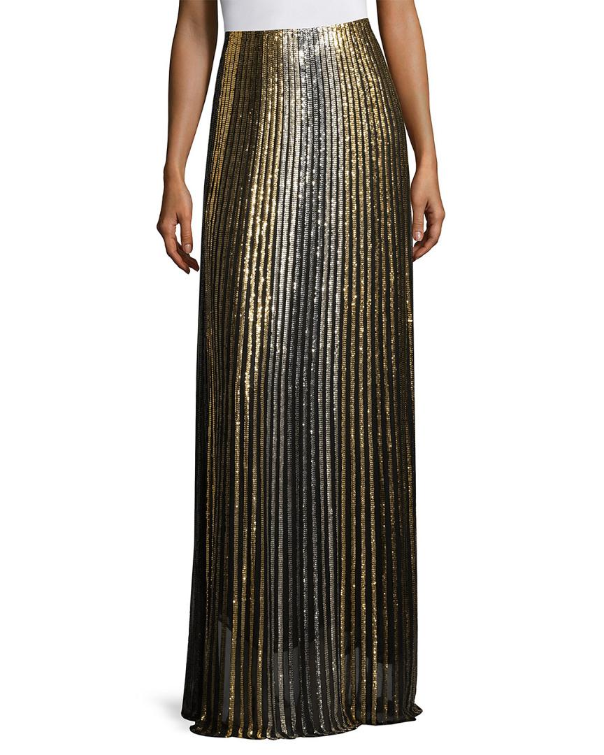 metallic maxi skirt uk