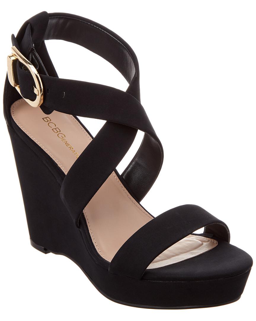 bcbgeneration jae platform wedge sandals