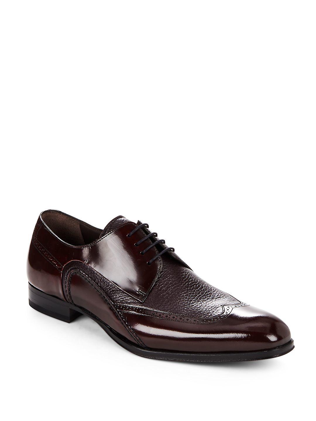 burgundy wingtip oxfords