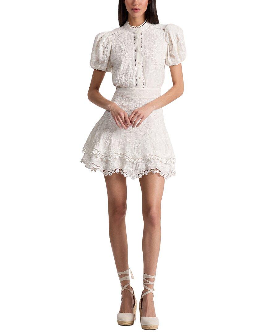 chinese dress ladies Alice + Olivia Katia Ruffled Lace Sheath Dress Size 4  Finds For You