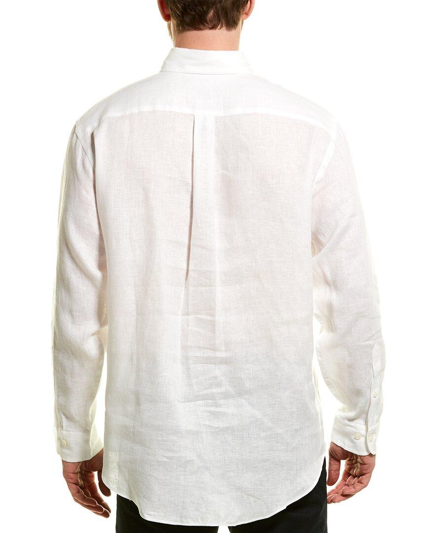 Brooks Brothers Madison Fit Linen Shirt in White for Men | Lyst