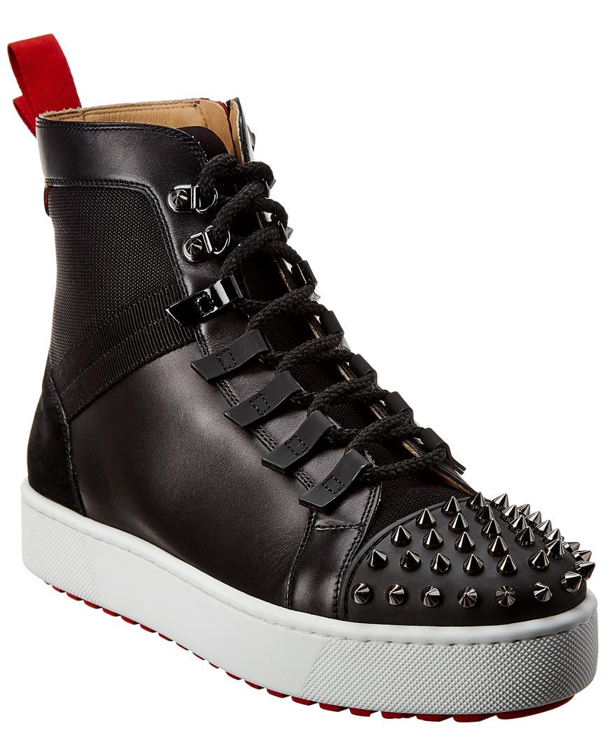 Christian Louboutin Smartic Leather Boot in Black for Men | Lyst