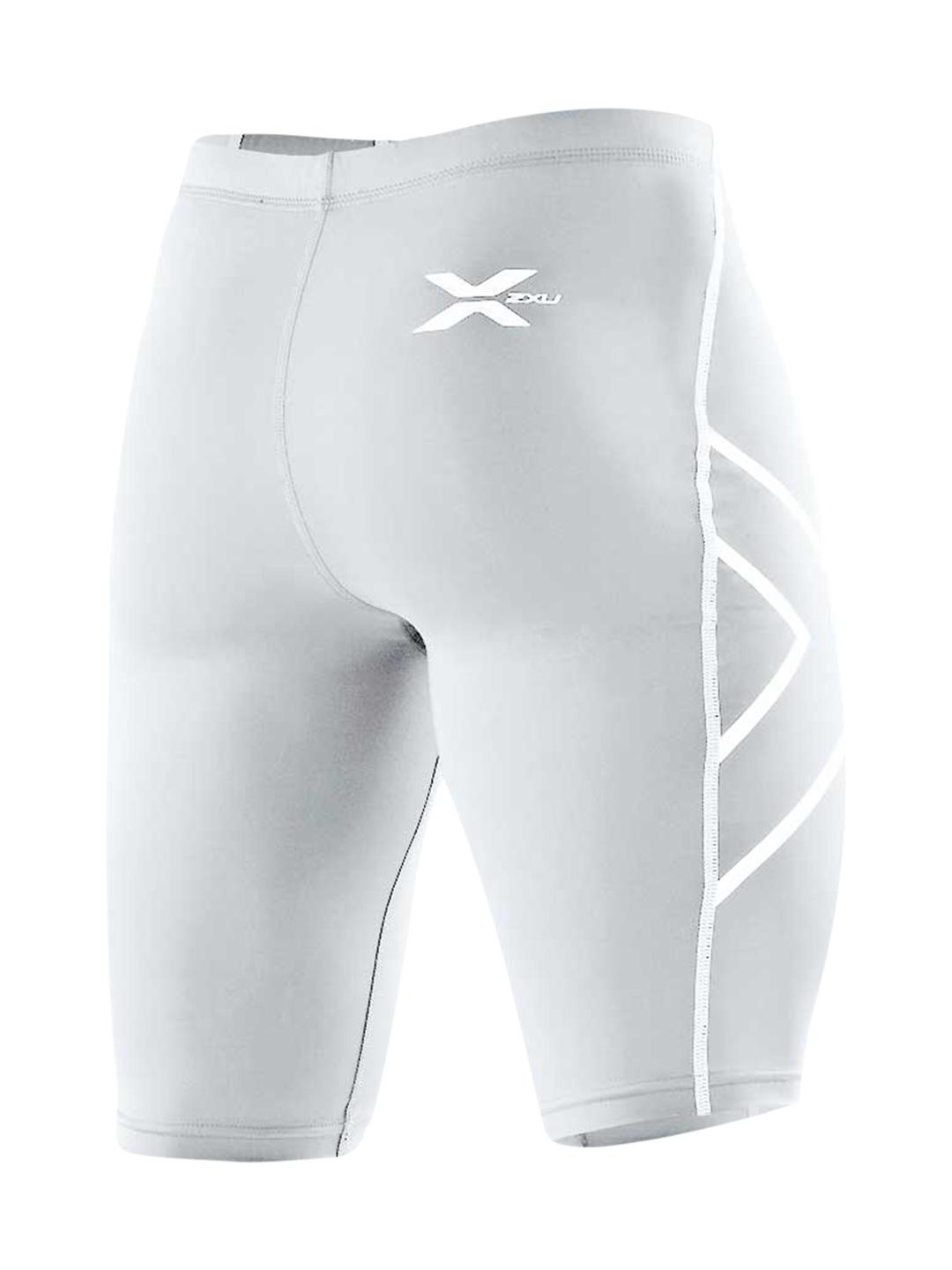 2XU Synthetic Compression Shorts in White/White (White) for Men | Lyst