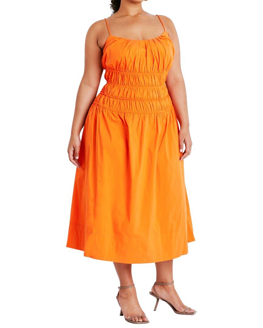 Tanya Taylor Gabriella Dress in Orange | Lyst