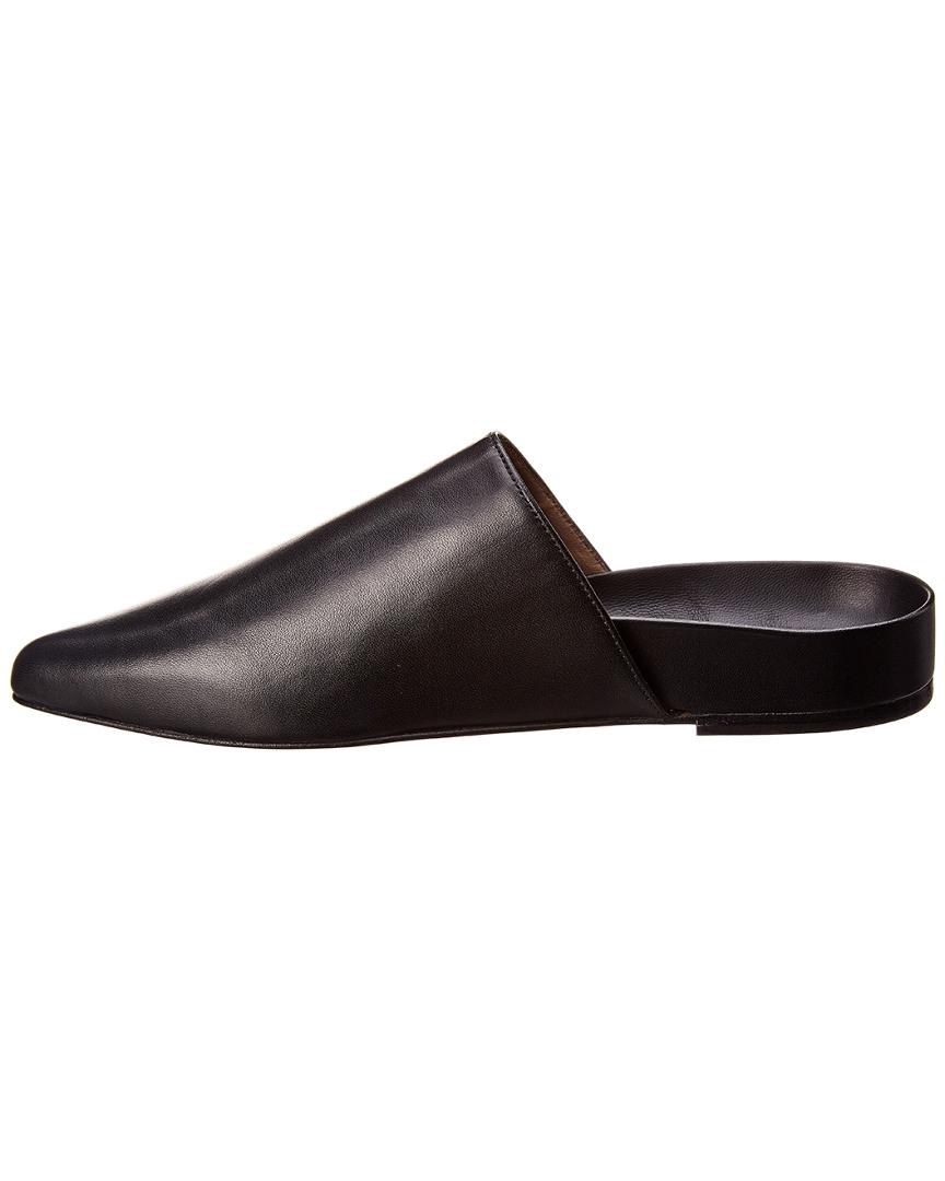 stuart weitzman studio leather slide