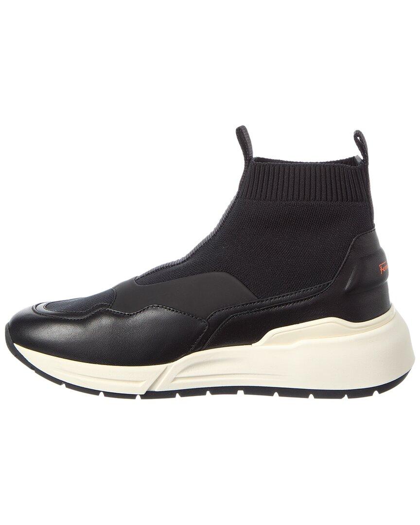 スニーカー FERRAGAMO Black Cosma Sock High-Top Sneakers Woman Ferragamo High-top sneakers for Women | Online Sale up to 70