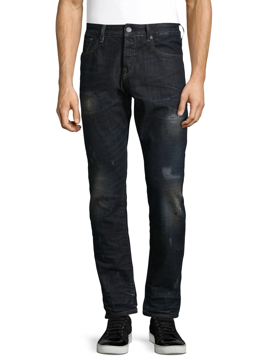 Scotch & Soda Lot 22 Ralston Obsidian Flow Straight Fit Cotton Jeans in Blue Denim (Blue) for 