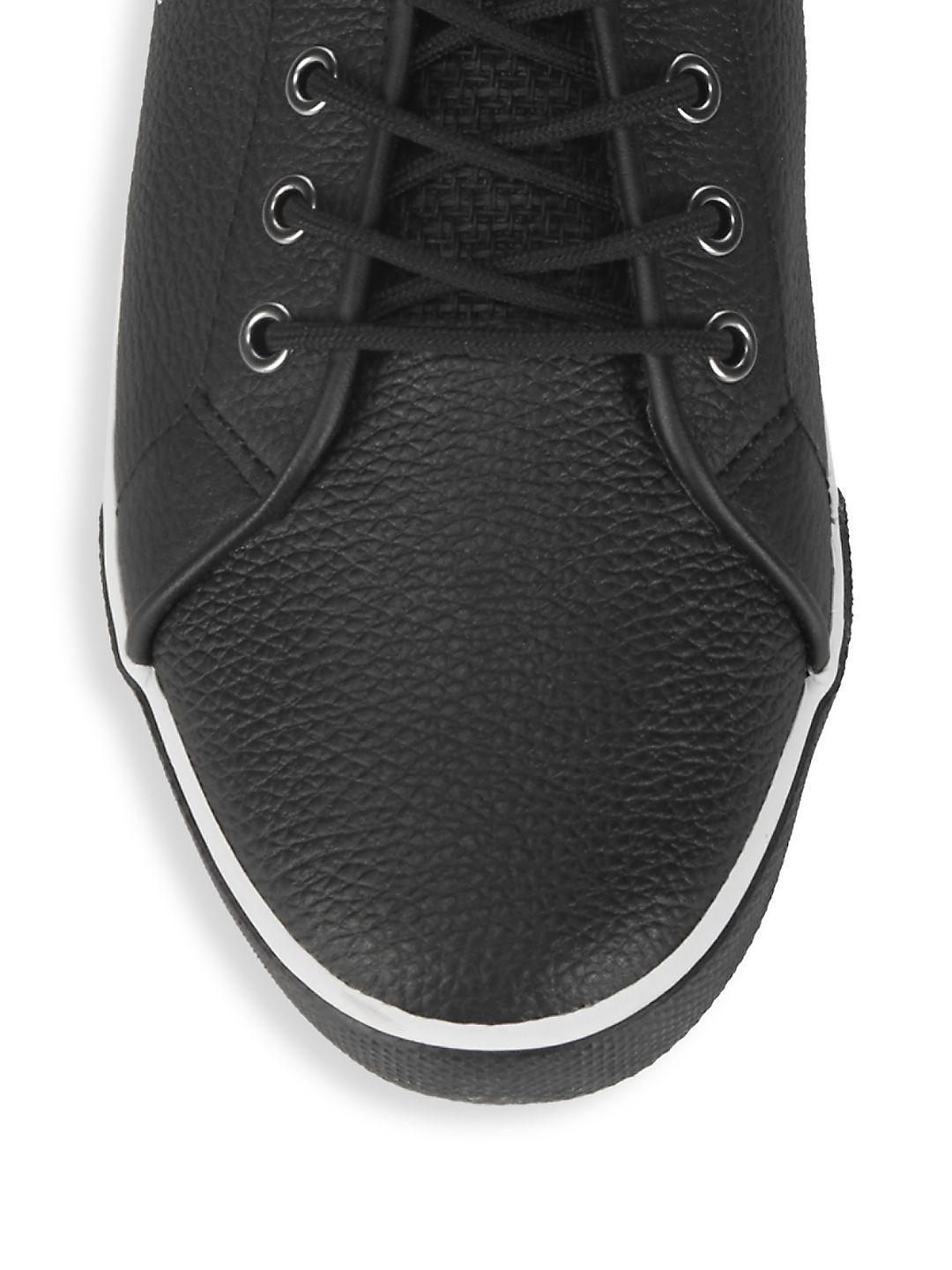 Fred Perry Kingston Marshall Leather Sneakers in White for Men - Lyst