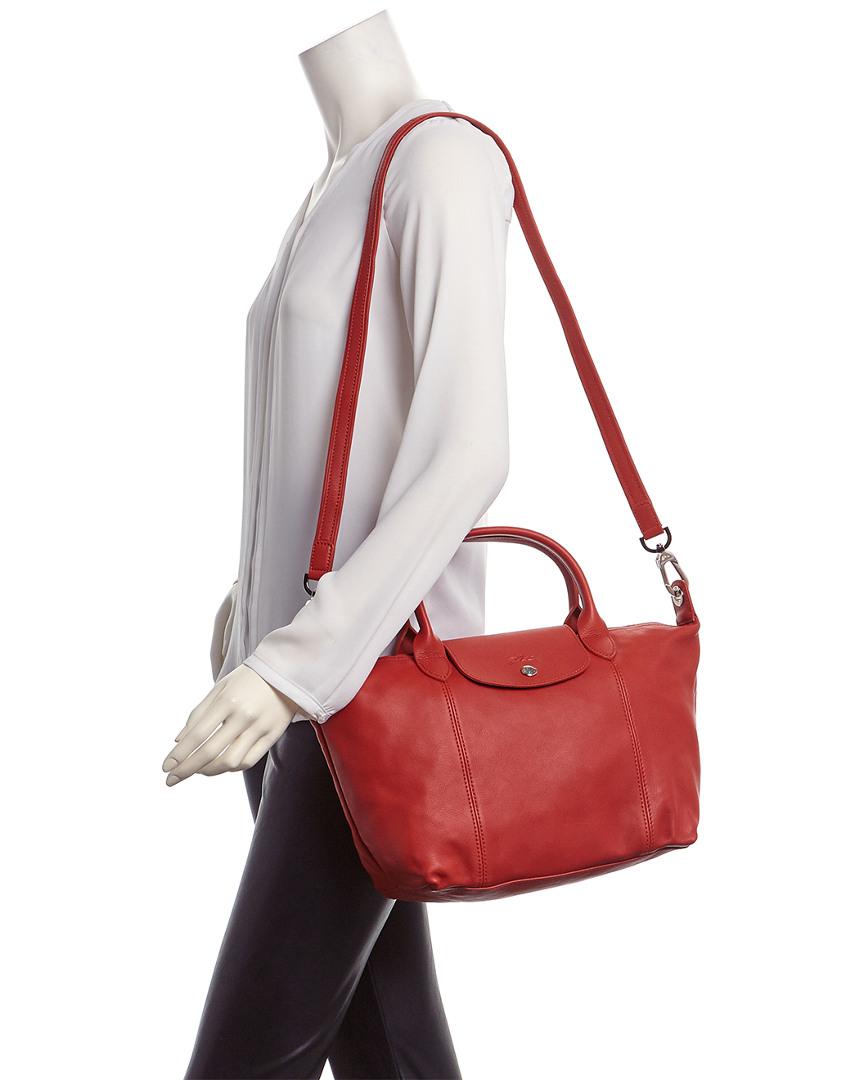 longchamp pliage cuir small