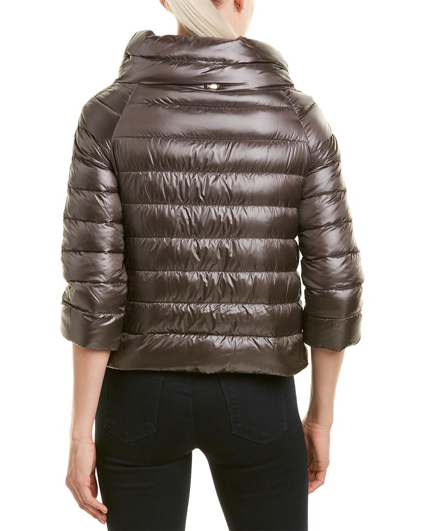 Herno Synthetic Sofia Puffer Jacket in Grey (Gray) - Save 42% | Lyst