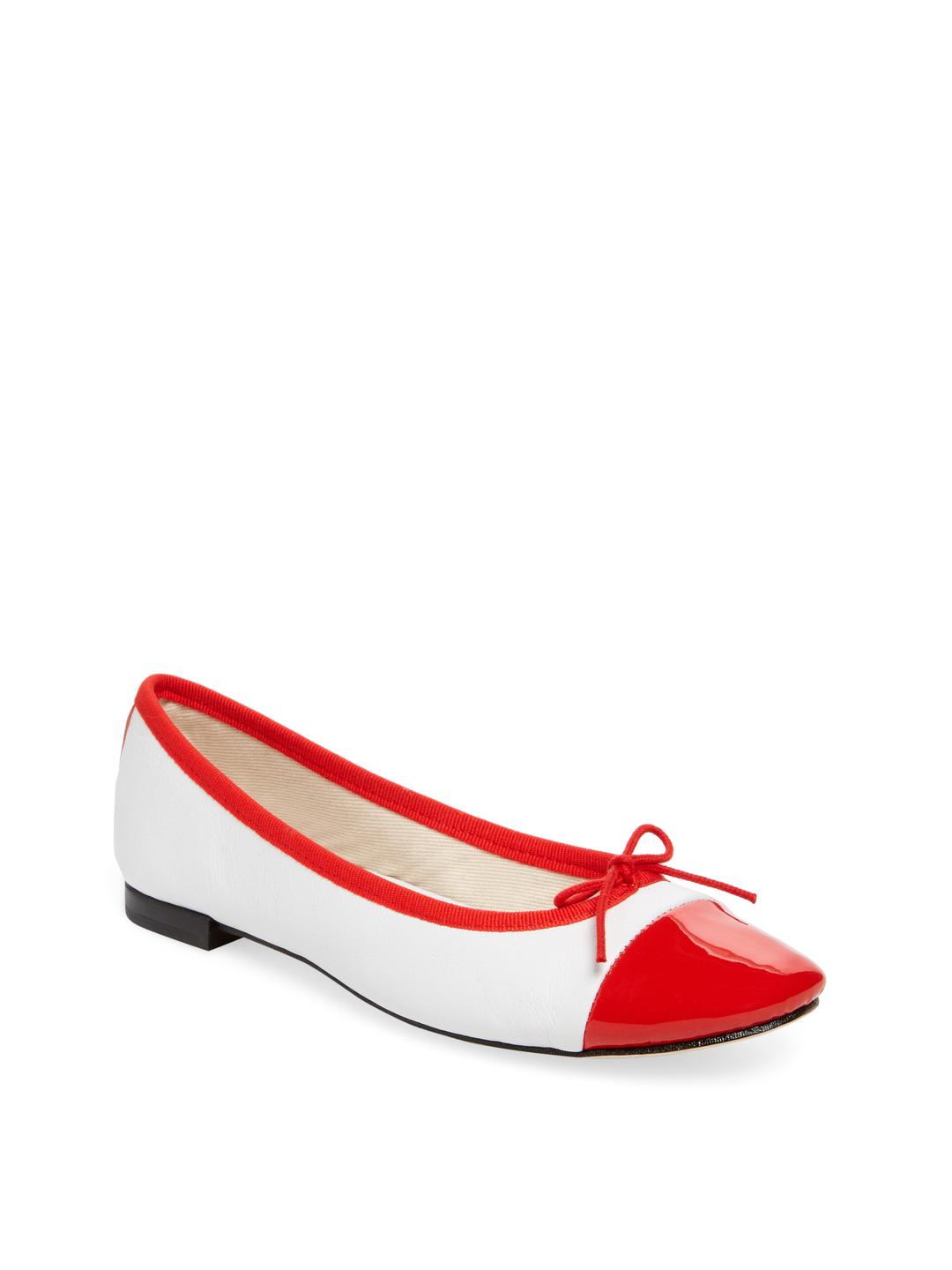 Repetto Flora Leather Ballet Flat in Red - Lyst