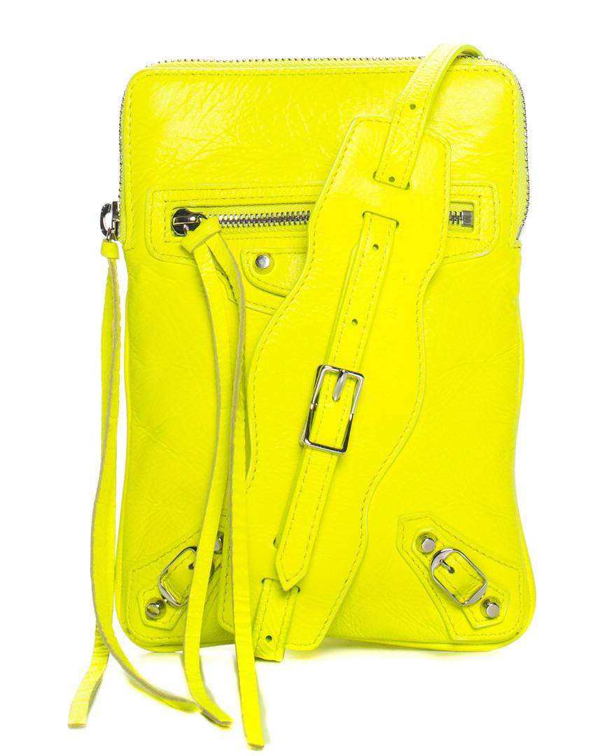 balenciaga neon crossbody