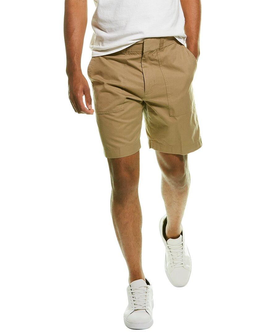 Vince Cotton Relaxed Short in Brown for Men | Lyst