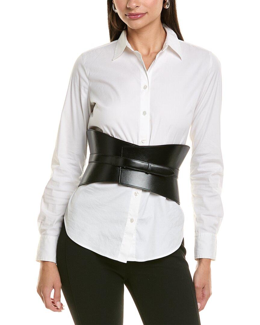 Alaïa Alaïa Neo Bustier Leather Corset in White | Lyst