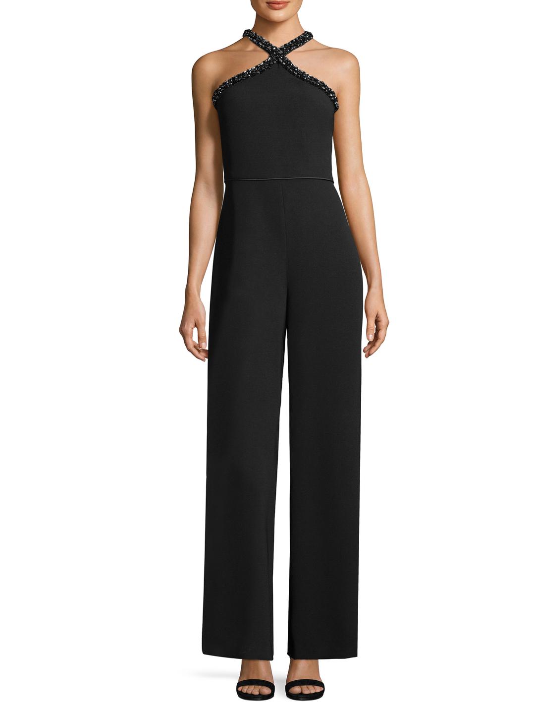 karl lagerfeld black jumpsuit