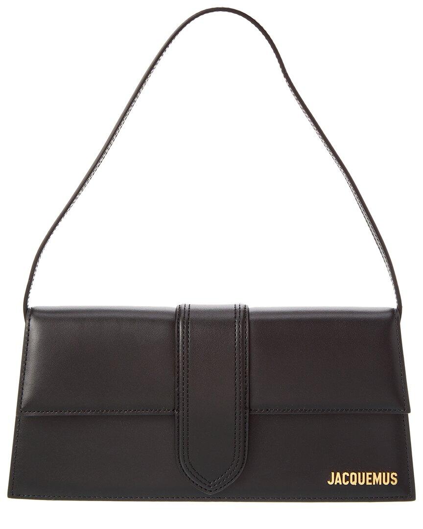 Jacquemus - Le Bambino Long Leather Shoulder Bag - Black - One Size - Net A Porter