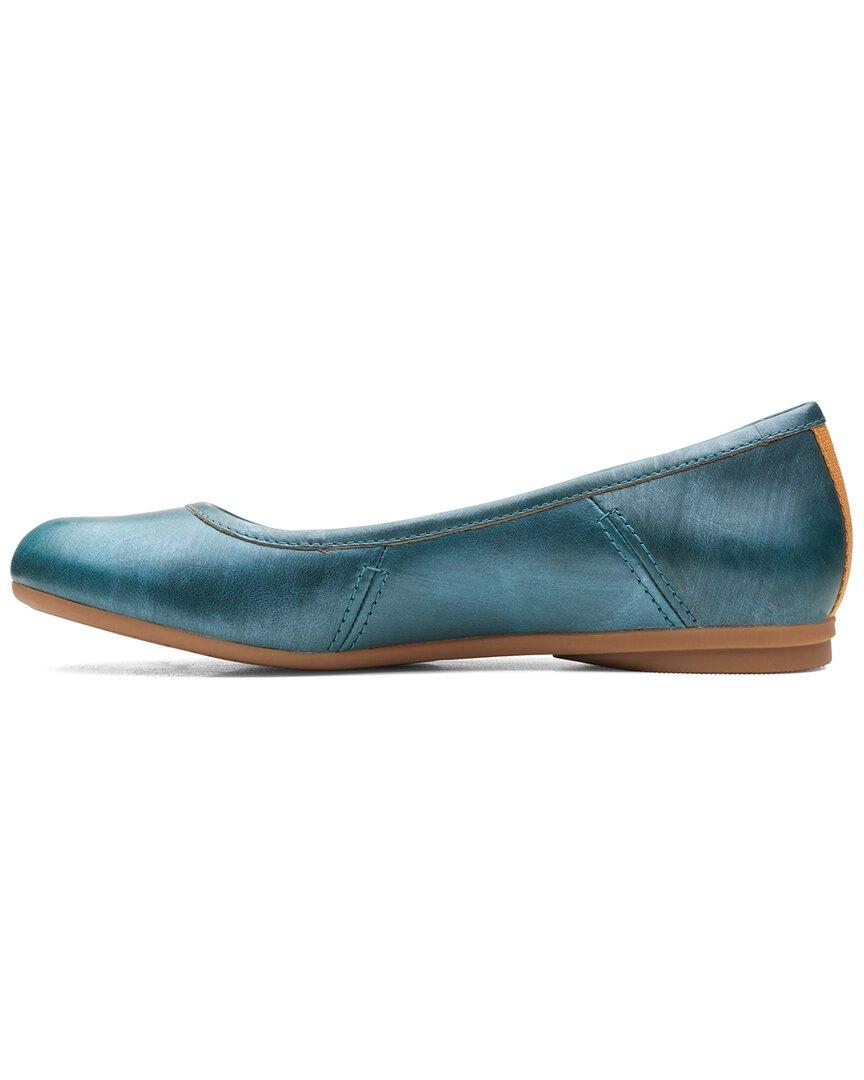 Clarks Canebay Plain Leather Shoe in Blue | Lyst