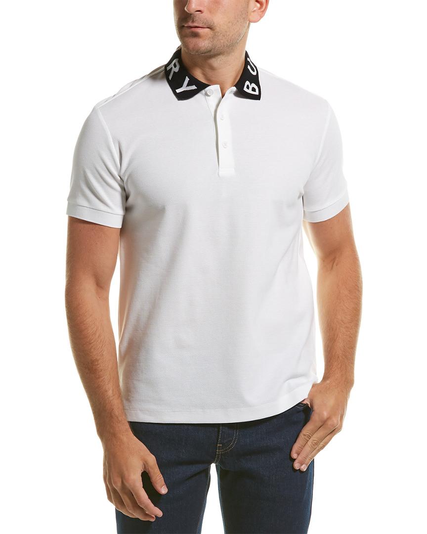 burberry collar polo shirt