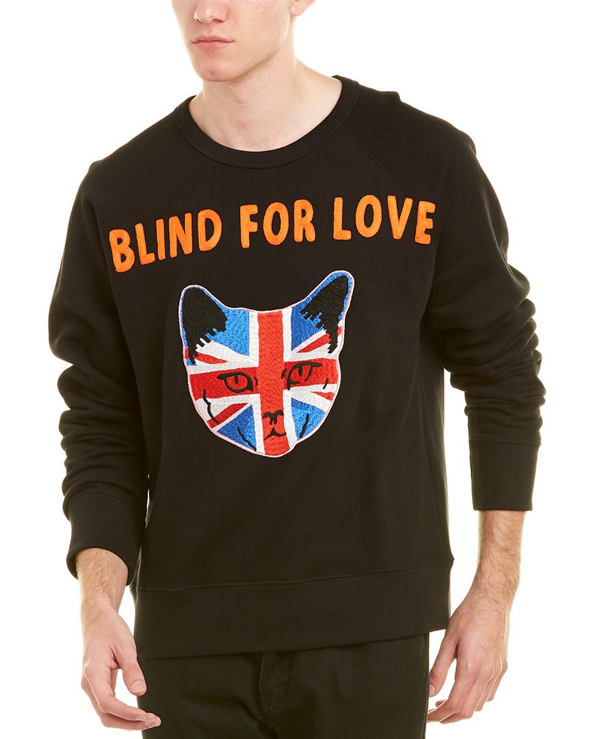 black cat blind for love sweatshirt