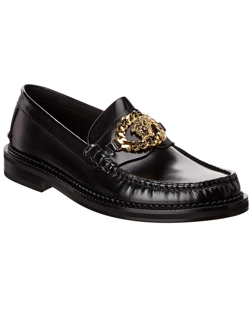 Arriba 84+ imagen versace chain loafers - Ecover.mx