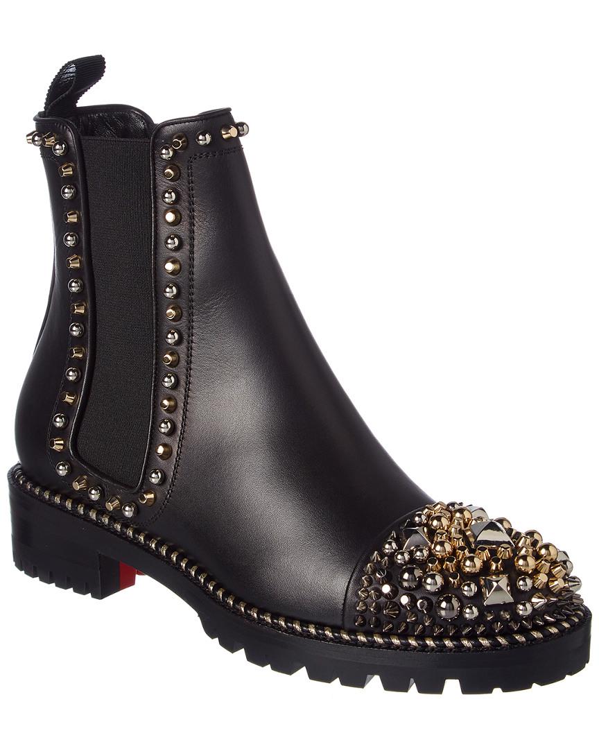 louboutin flat boots