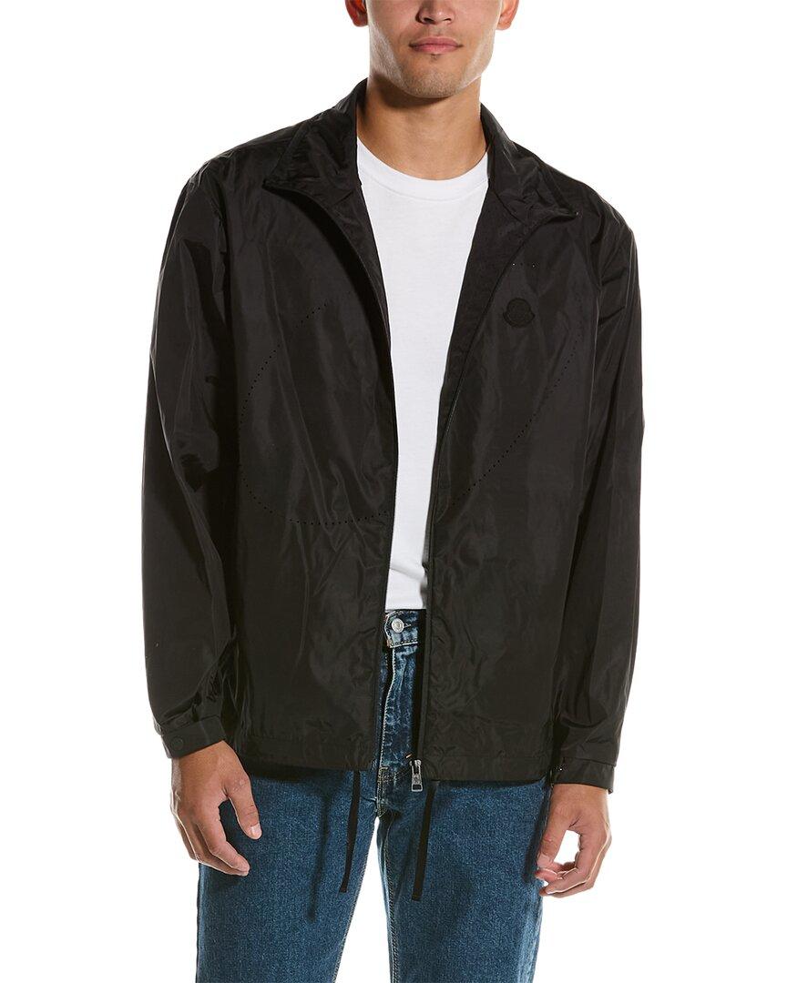 Moncler Windbreaker Jacket in Black for Men | Lyst