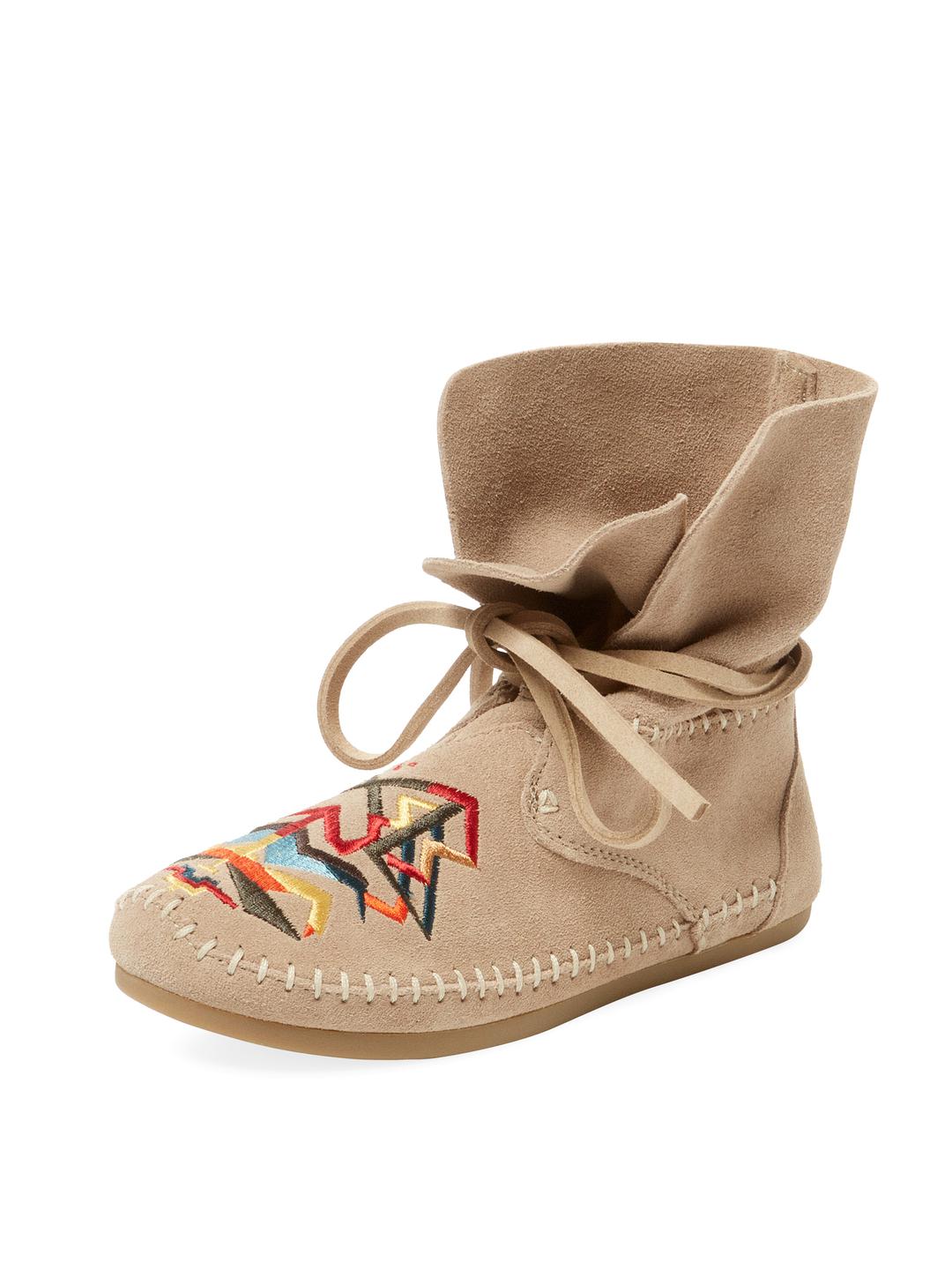 toms zahara suede convertible moccasin bootie