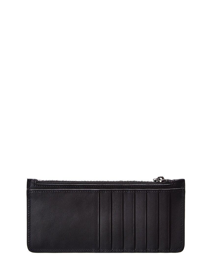 Dolce & Gabbana Leather Calfskin Credit Card Holder With Printed 
