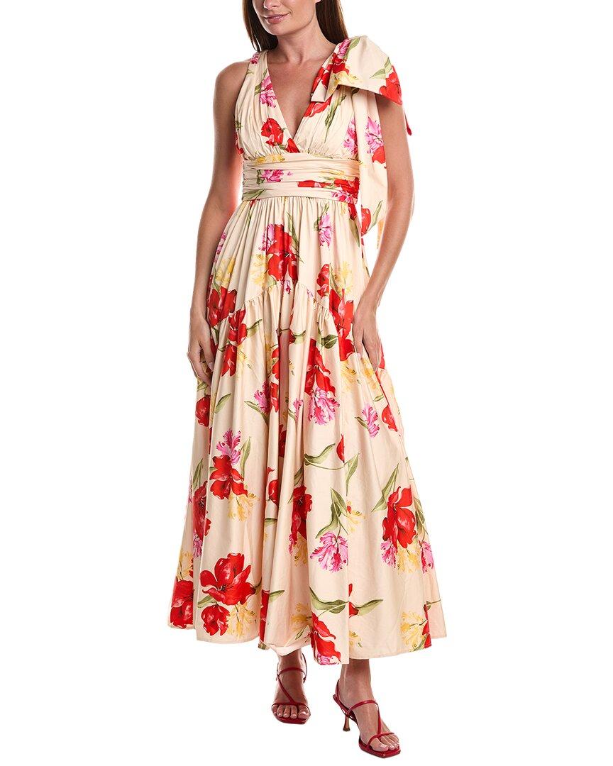 colorblock bow maxi dress hutch Colorblock Bow Maxi Dress