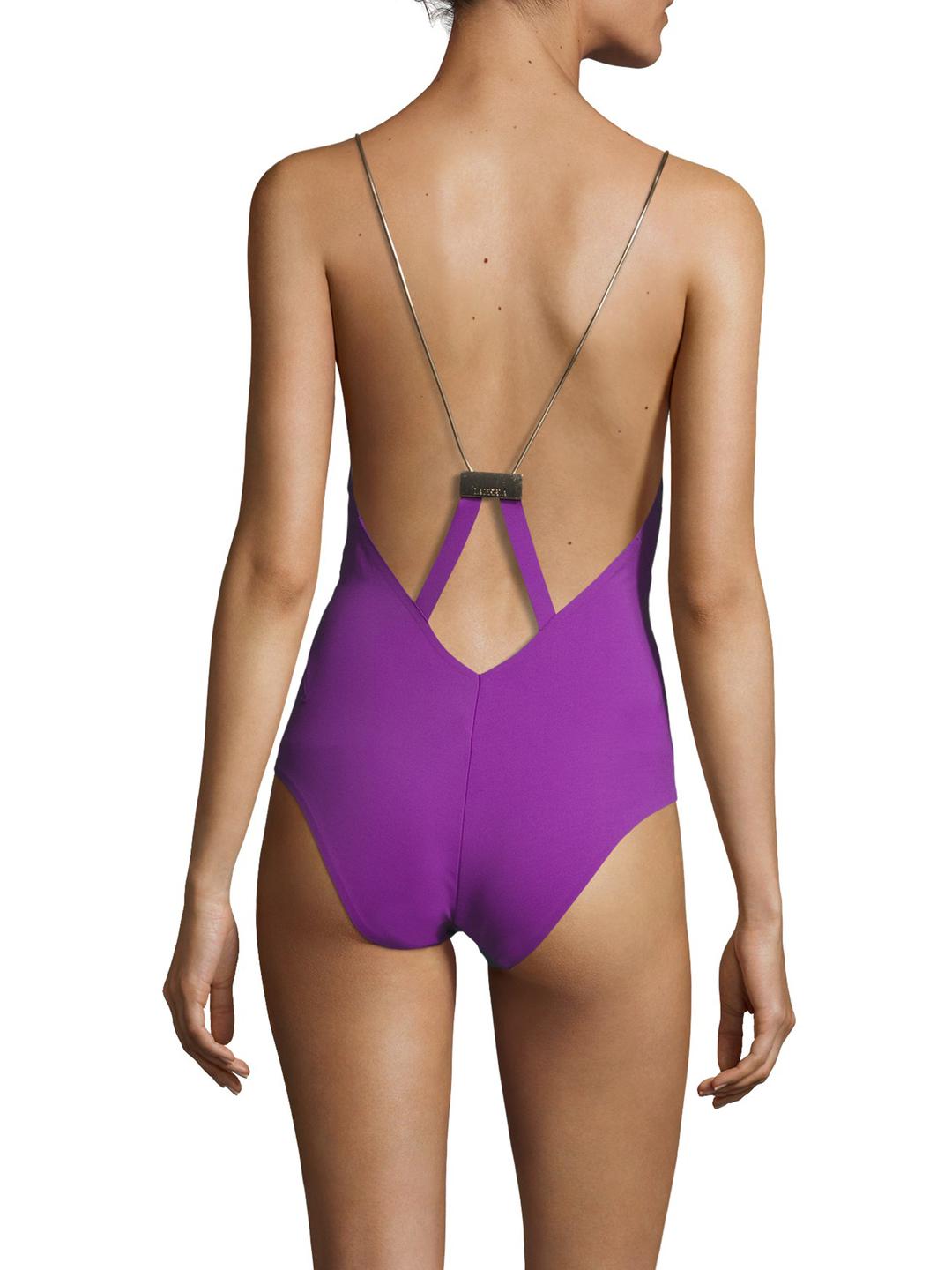 La Perla Synthetic Non-wired One Piece Swimsuit in Purple - Lyst