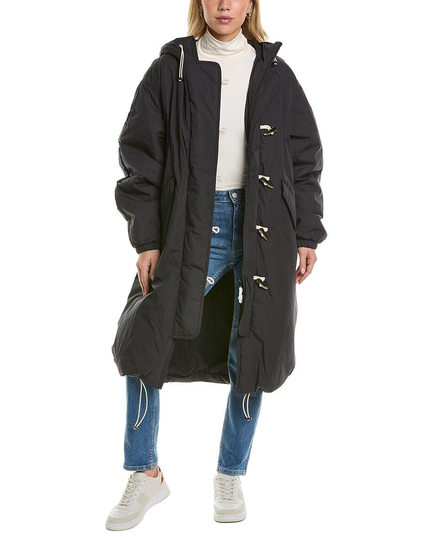 Isabel marant black coat sales