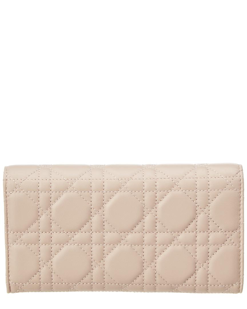 dior continental wallet